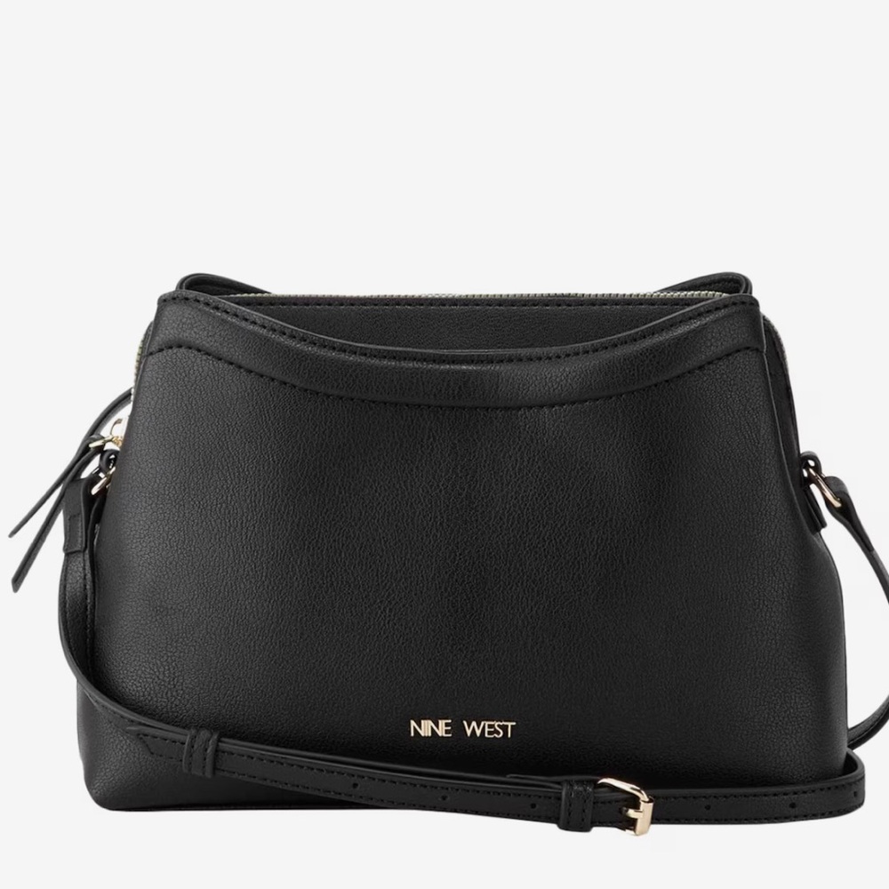 Like New Nine West Kamari Dome Triple Compartment Crossbody Bag.